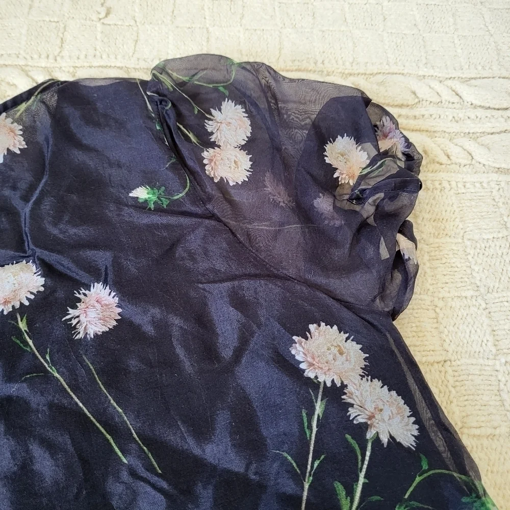 Madewell silk organza
